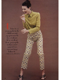 Prada Spring 1996 Tile Print Trousers