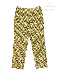 Prada Spring 1996 Tile Print Trousers
