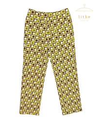 Prada Spring 1996 Tile Print Trousers