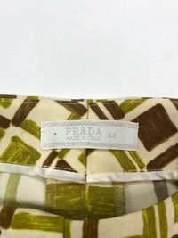Prada Spring 1996 Tile Print Trousers