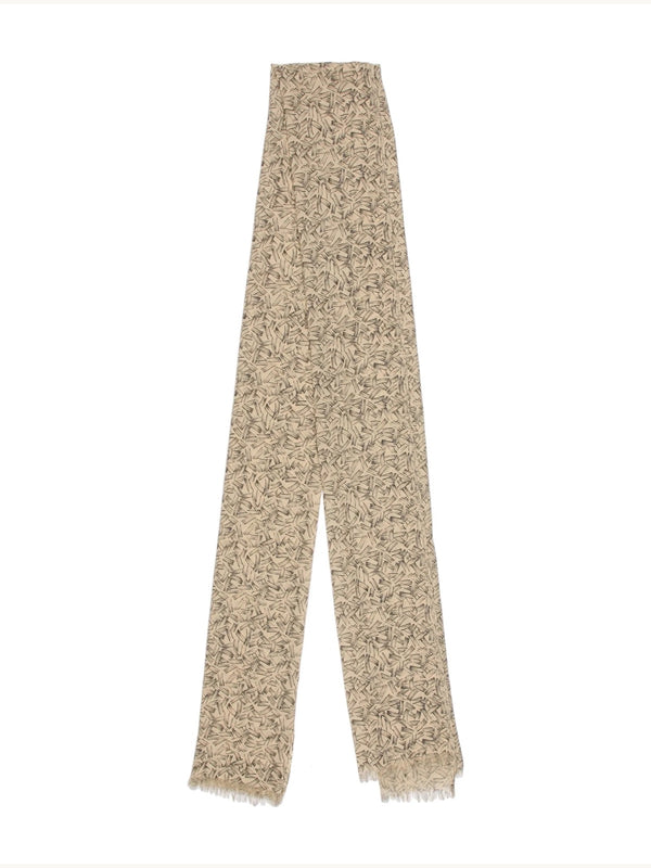 Calvin Klein Collection Spring 1993 Organic Print Scarf