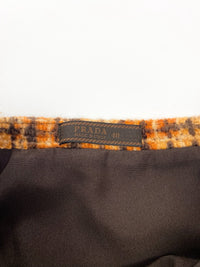 Prada Fall 1996 Tweed Midi Skirt