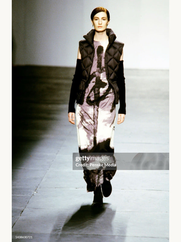 Vivienne Tam Fall 1999 Calligraphy Mesh Top