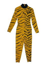 Rifat Ozbek Fall 1991 Tiger Stripe Catsuit