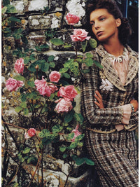 Moschino Fall 2004 Tweed Suit & Bag Ensemble