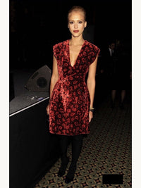Prada Fall 2009 Floral Devoré Dress
