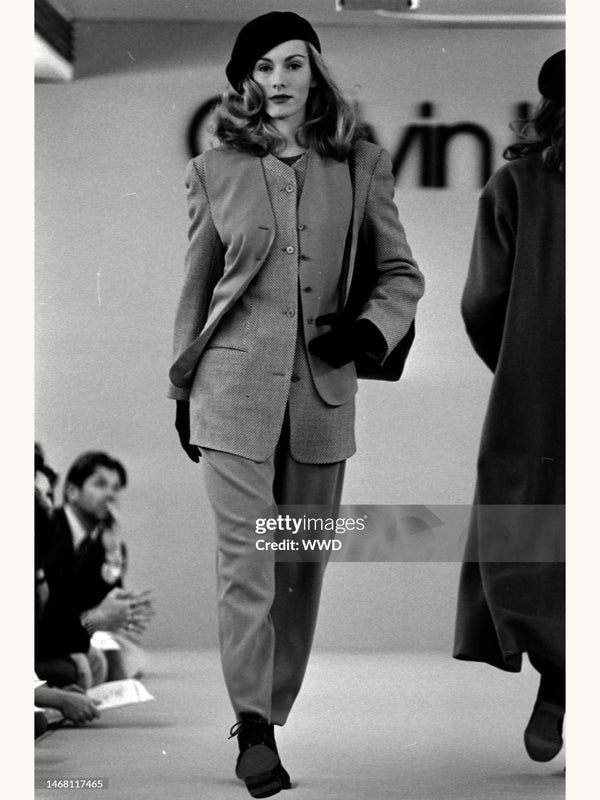 Calvin Klein Collection Fall 1992 Oversized Vest