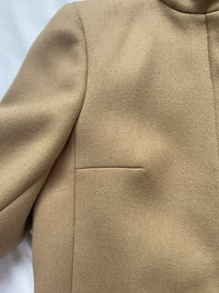 Prada Fall 1999 Camel Wool Coat