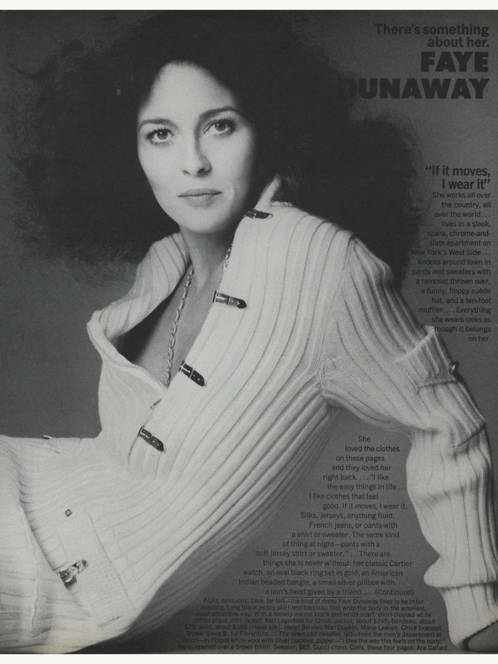 Gucci Spring 1973 Cream Ribbed Nautical Sweater