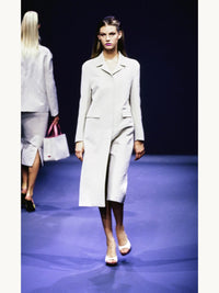 Prada Spring 1998 Cotton Linen Coat | Vintage 1990s