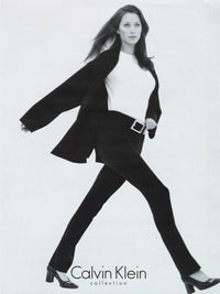 Calvin Klein Collection Spring 1996 Oversized Black Cashmere Jacket