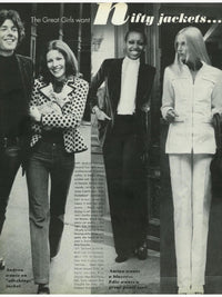 Yves Saint Laurent Fall 1971 Black Zip Moto Jacket
