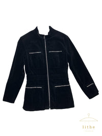 Yves Saint Laurent Fall 1971 Black Zip Moto Jacket