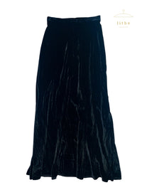 Calvin Klein Collection Fall 1993 Velvet Maxi Skirt