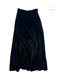 Calvin Klein Collection Fall 1993 Velvet Maxi Skirt