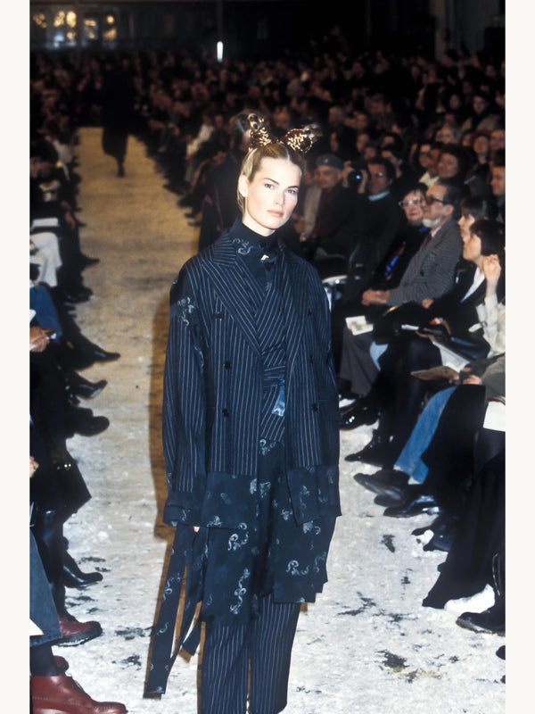 Jean Paul Gaultier Fall 1994 Zodiac Print Kimono Wrap Vest