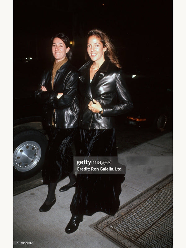 Calvin Klein Collection Fall 1993 Velvet Maxi Skirt