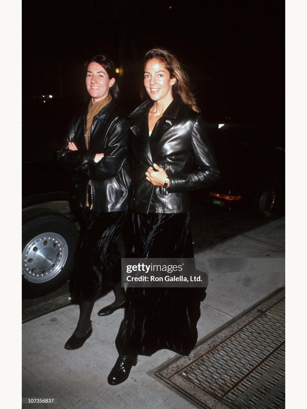 Calvin Klein Collection Fall 1993 Velvet Maxi Skirt