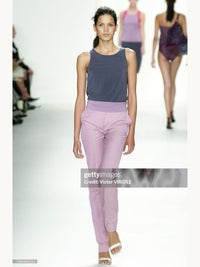 Calvin Klein Collection Spring 2001 Color Block Tank Top