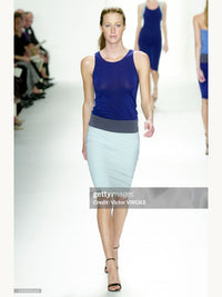 Calvin Klein Collection Spring 2001 Color Block Tank Top