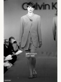 Calvin Klein Collection Fall 1991 Black One-Button Jacket