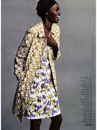 Prada Spring 1996 Tile Print Coat