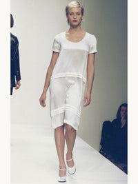 Prada Fall 1994 Silver Tunic Slip Dress