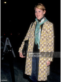 Prada Spring 1996 Tile Print Coat