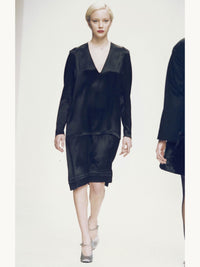 Prada Fall 1994 Silver Tunic Slip Dress