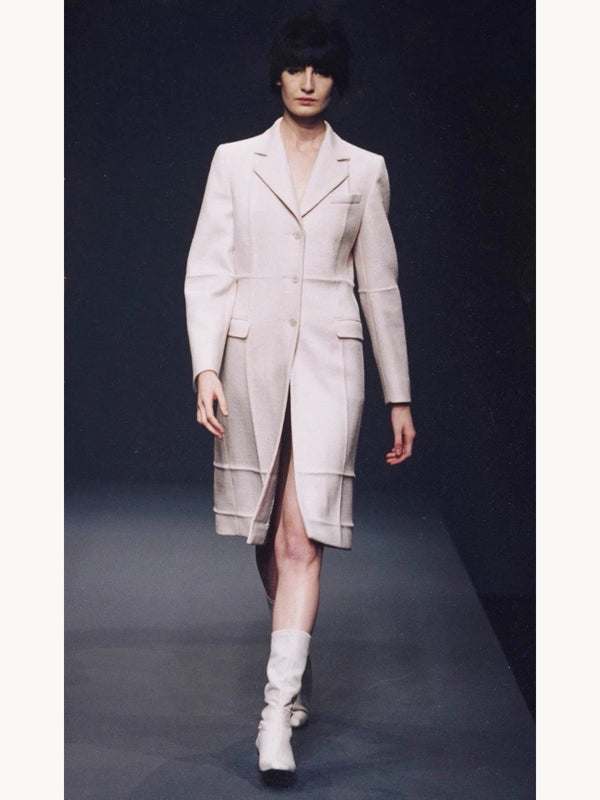 Prada FW 1998 Folded Crease Coat
