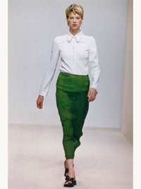 Prada Spring 1996 Sheer Midi Skirt