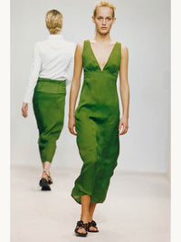 Prada Spring 1996 Sheer Midi Skirt