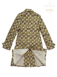 Prada Spring 1996 Tile Print Coat