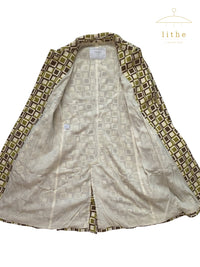 Prada Spring 1996 Tile Print Coat