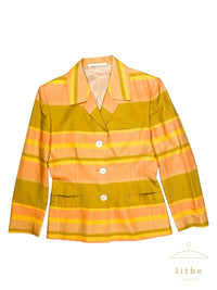 Perry Ellis Spring 1992 Striped Jacket