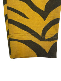 Rifat Ozbek Fall 1991 Tiger Stripe Catsuit