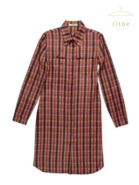 Prada Spring 2004 Plaid Shirt Dress