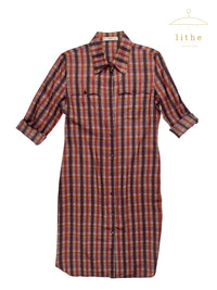 Prada Spring 2004 Plaid Shirt Dress