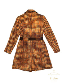 Prada Fall 1996 Tweed Double Breasted Coat