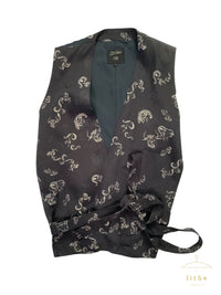 Jean Paul Gaultier Fall 1994 Zodiac Print Kimono Wrap Vest