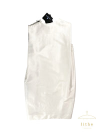 Lanvin Spring 2013 Tromp L'oeil Statue Print Silk Dress
