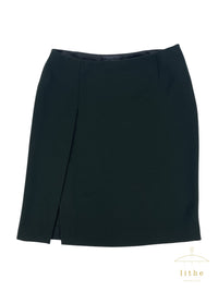 Prada Fall 1997 Dark Green Side Slit Skirt