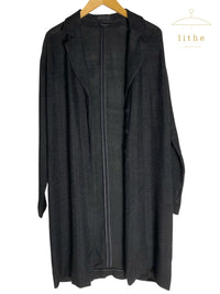 Prada Spring 2001 Black Viscose Long Jacket ASO Carrie Bradshaw