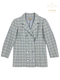 Givenchy HAUTE COUTURE Spring 1969 Baby Blue Tweed Jacket