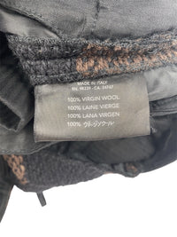 Prada Fall 2000 Brown & Black Striped Wool Pants