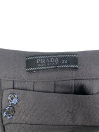 Prada Spring 2001 Pleated Viscose Skirt ASO Carrie Bradshaw