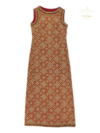 Larry Aldrich 1965 Brocade Tapestry Column Dress
