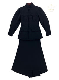 Jean Paul Gaultier Fall 1995 Moto Evening Jacket & Skirt Ensemble