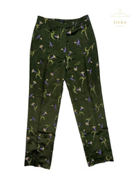 Prada Spring 1997 Floral Silk Pants