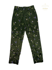 Prada Spring 1997 Floral Silk Pants